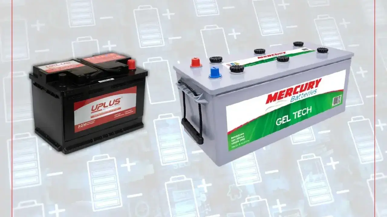 Porównanie akumulatorów: UPLUS AGM i MERCURY GEL TECH. Wybierz najlepszy akumulator agm czy żelowy dla siebie.