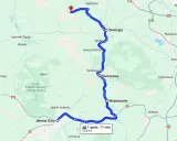 Trasa jednodniowy wypad motocyklowy przez Złotoryję, Świerzawę i Jelenia Górę.