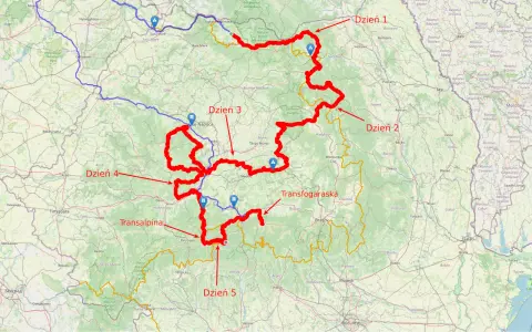 Trasa motocyklowa Rumunia: 5 dni przygody przez Karpaty, Transylwanię i Transfogaraską.