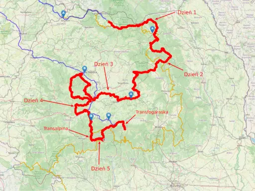 Trasa motocyklowa Rumunia: 5 dni przygody przez Karpaty, Transylwanię i Transfogaraską.