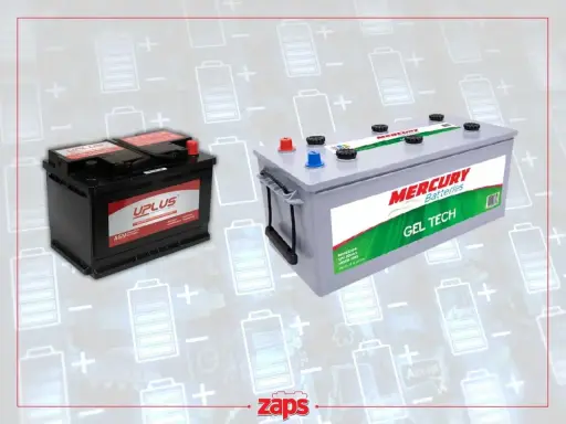 Porównanie akumulatorów: UPLUS AGM i MERCURY GEL TECH. Wybierz najlepszy akumulator agm czy żelowy dla siebie.