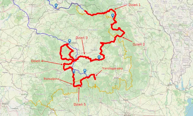 Trasa motocyklowa Rumunia: 5 dni przygody przez Karpaty, Transylwanię i Transfogaraską.