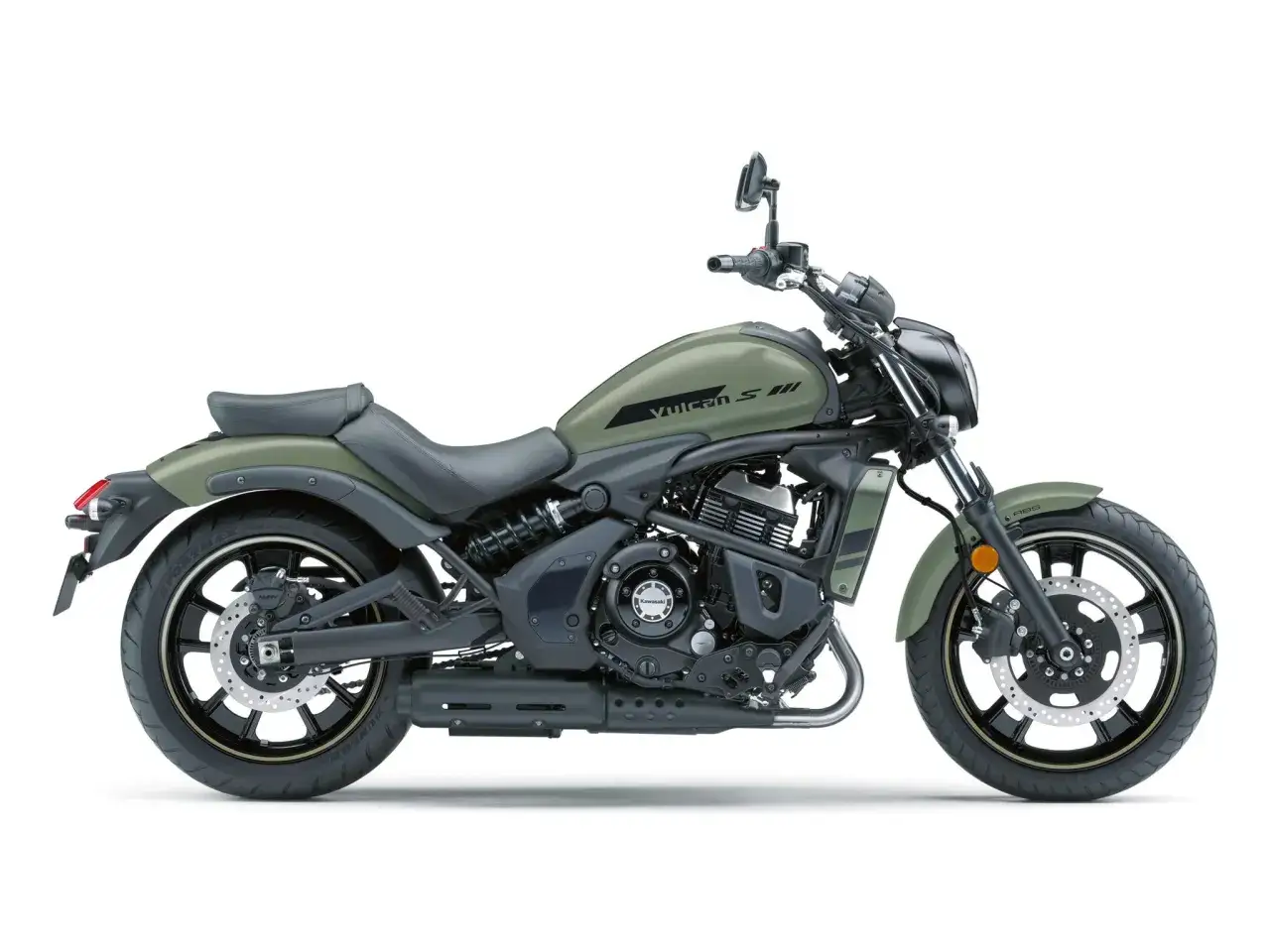 Zielony Kawasaki Vulcan S 650 – poznaj jego dane techniczne i poczuj wolność na drodze.