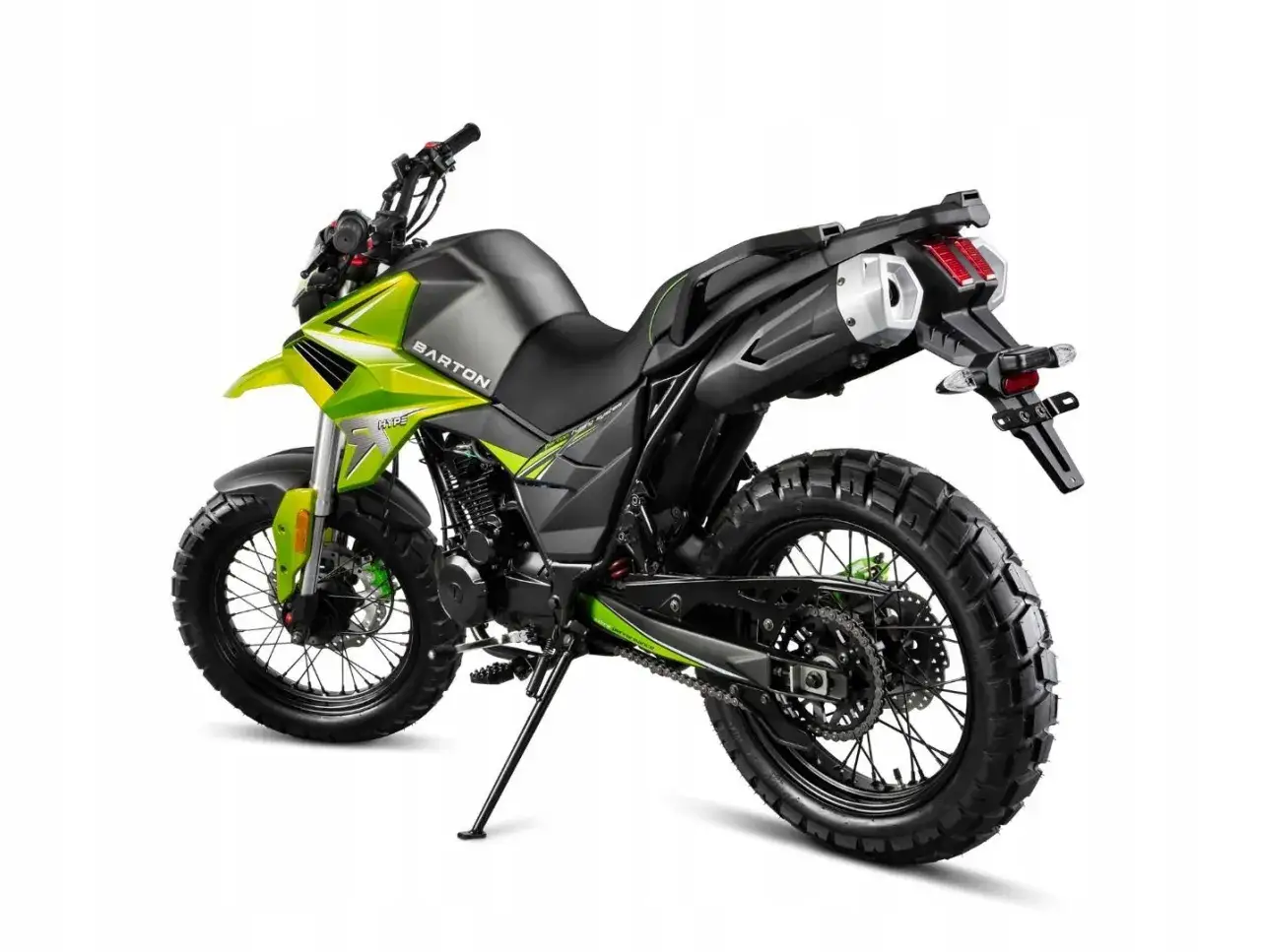 Barton Hyper 125 w sportowej odsłonie, gotowy na zwiększenie mocy i emocje na trasie.